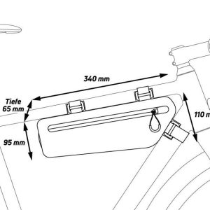 Zefal Zéfal frametas "z adventure c-serie" frame bag zéfal z adventure c2 2,2l