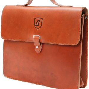 BRAVE CLASSIC frametas frame bag leather brown