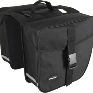 Haberland dubbele tas "e-bike m" double bag e-bike m black