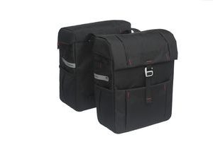 New Vigo double - sportieve dubbele fietstas, zwart