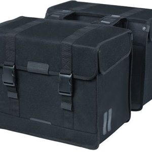 Basil kavan eco classic 58l dubbele fietstas zwart