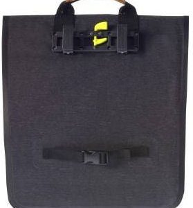 Basil urban dry shopper - waterdichte fietstas, unisex, charcoal melee
