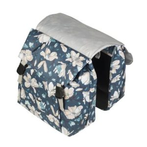 Dubbele fietstas Basil Magnolia 35 liter - Teal Blue