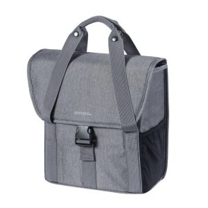 Enkele fietstas / pakaftas Basil GO Single Bag 16 liter - grijs