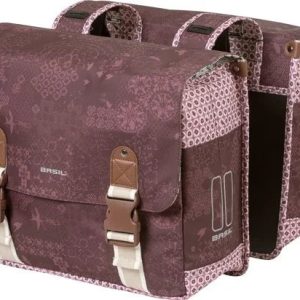 Dubbele Fietstas Basil Boheme Carry All - 35 Liter - Rood