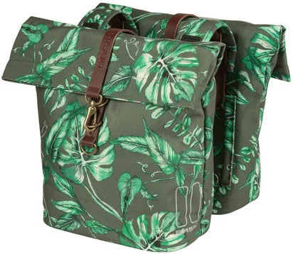 Dubbele Fietstas Basil Ever-Green - 28-32 Liter - Thyme Groen