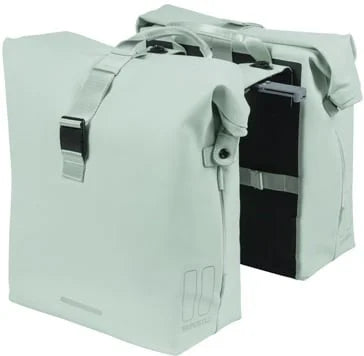 Dubbele fietstas Basil SoHo Nordlicht MIK - 41 liter - pastel groen