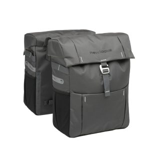 Newlooxs Vigo double - sportieve dubbele fietstas, grijs