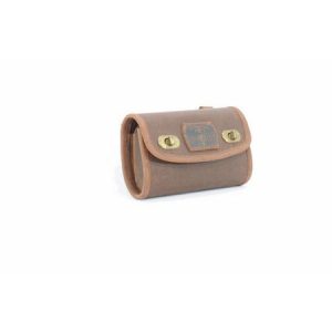 Zadeltas Longride Waxed corron/aged leer