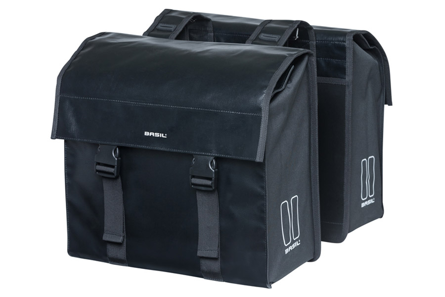 Basil Urban Load Dubbele fietstas 53 liter - Zwart