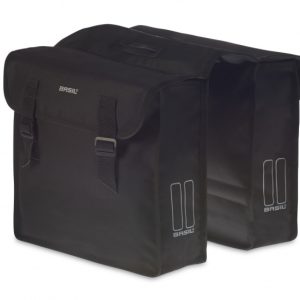 Basil Mara Dubbele Fietstas 26 Liter Zwart