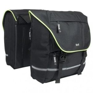 Beck SPRTV Dubbele Fietstas - Lime | Zwart