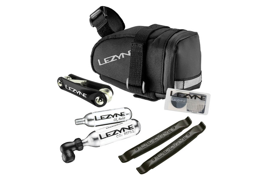 Lezyne M Caddy Zadeltas CO2-Kit - Zwart