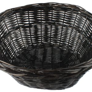 Rieten Fietsmand - Zwart