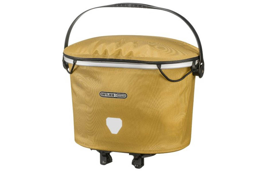Ortlieb Up-Town Rack City Mand 17.5L Achterkant - Geel