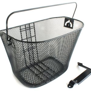 Zwarte Mandje met handvat (Stuurpennen)