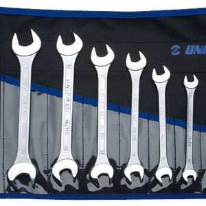 Unior 110/1CT Steeksleutelset 8 stuks Met roltas