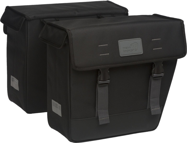 New Looxs dubbele fietstas Origin Hybride 33 liter zwart - 112.330
