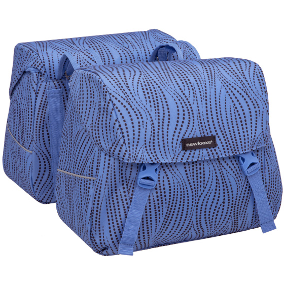 New Looxs Joli Alma dubbele tas 37 liter waterafstotend blauw