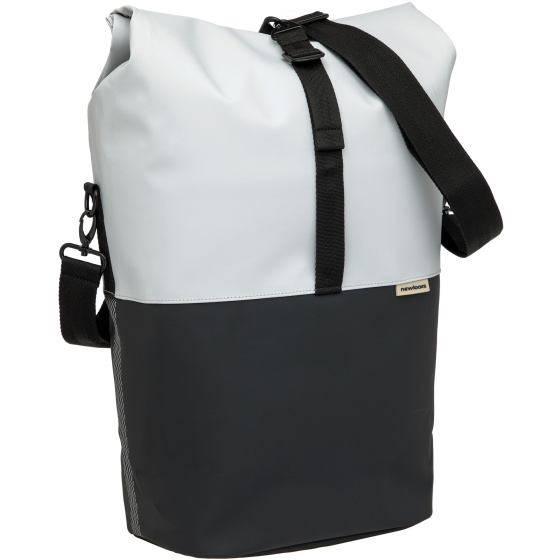 New Looxs Nyborg enkele tas 17L waterdicht zwart/lichtgrijs